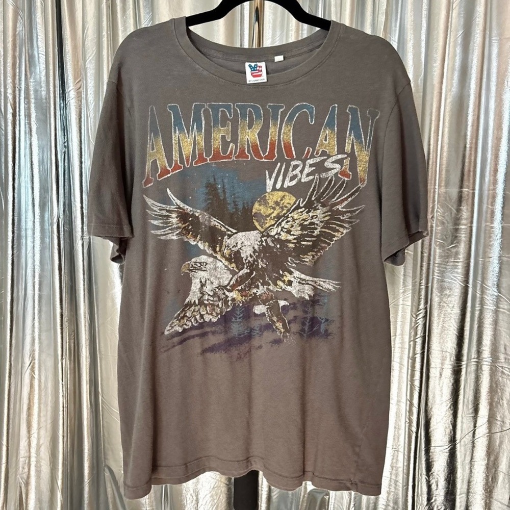 Junk Food American Vibes Eagle Graphic Tee